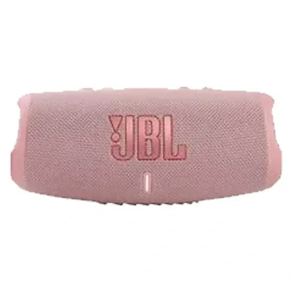 Enceinte portable Bluetooth JBL Charge 5 – Powerbank – Son puissant et basses profondes – Étanche à l’eau et à la poussière – Rose