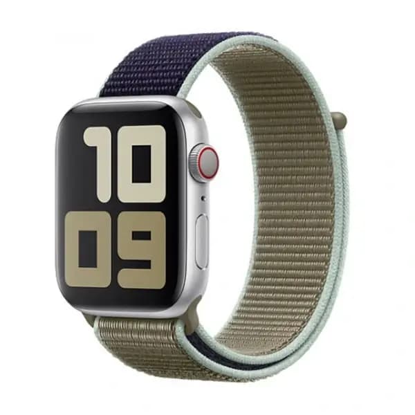 Bracelet de remplacement pour montre en nylon fileté W17 Coteetci Magic Tape WatchBand – 42/44mm – Kaki – WH5226-KR