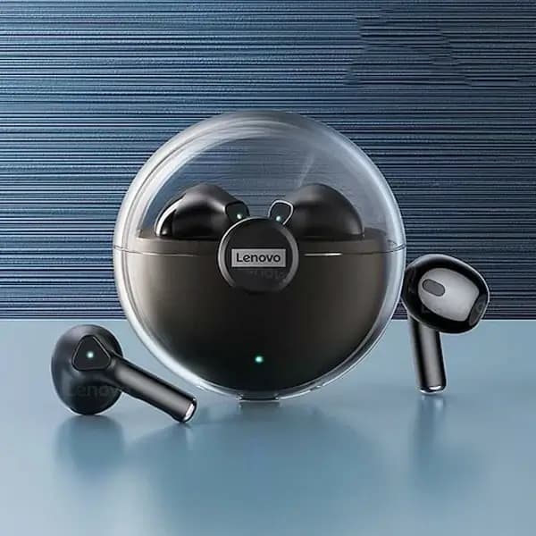 Écouteur Lenovo LivePods LP80 – 24h d’autonomie – BT 5.0 – IPX5 – Qualité Sonore Hi-Fi & Basses 9D – Noir