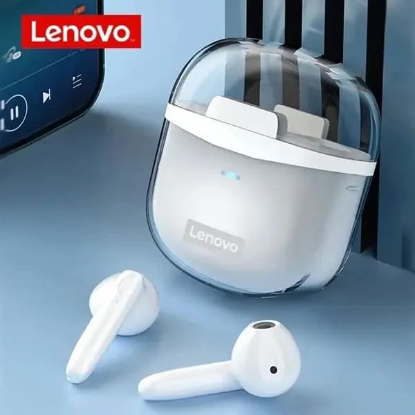 Écouteur Lenovo avec NC Thinkplus LivePods XT96 – 3.5h d’autonomie – BT 5.1 – Blanc