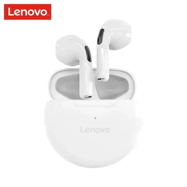 Écouteurs Lenovo HT38 – 4h d’autonomie – BT – IPX5 – Blanc