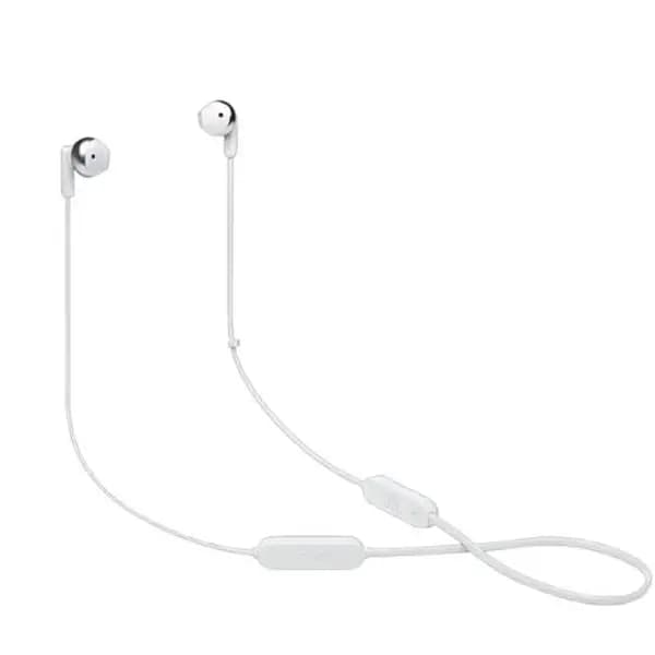Écouteurs intra-auriculaires sans fil JBL TUNE 215BT – Bluetooth 5.0 – Rechargeable – 16h d’autonomie – Assistant vocal intégré – Blanc