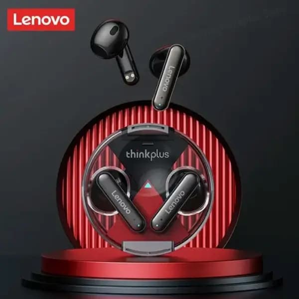 thinkplus Live Pods LP10 – écouteurs sans fil – BT 5.2 – double stéréo – réduction du bruit– Noir