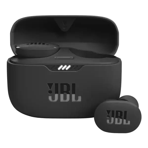 JBL Tune 130NC TWS – Ecouteurs intra-auriculaires sans fil – IPX4 – BT5.2 – Reduction de Bruit – Commandes/micro – Autonomie 8+24H – Noir