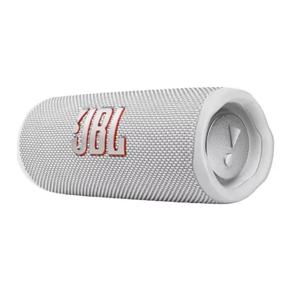 Enceinte Bluetooth portable robuste JBL Flip 6 – Conception étanche – 12 heures d’autonomie – Blanc