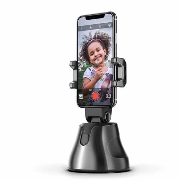 Support de téléphone rotatif intelligent – 360° – détecteur de mouvement – iOS – SRIDDM