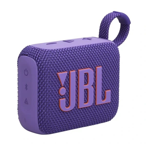 Mini enceinte portable sans fil JBL GO 4 – BT5.3 – Etanche IP67 – USB-C – Autonomie 7h – Violet