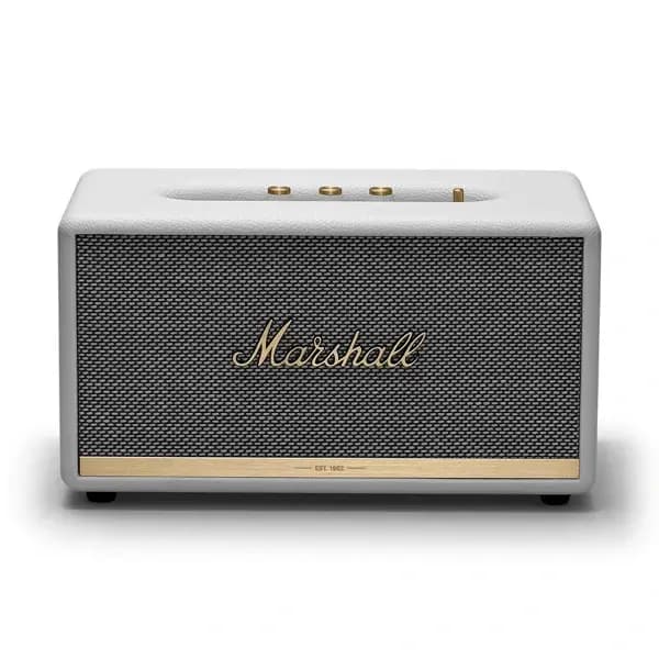 Marshall Stanmore 2 – Enceinte sans fil stéréo 80 Watts – Bluetooth 5.0 aptX – AUX/RCA – Blanc
