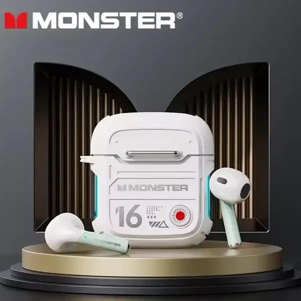 Écouteurs sans fil HIFI Bluetooth 5.3 Monster XKT16 – Blanc