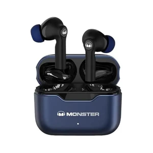 Monster XKT02 – Écouteurs Bluetooth TWS – Jusqu’à 5H Autonomie – Bleu