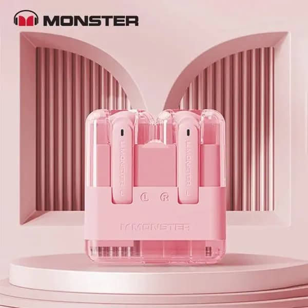 Écouteur sans fil Original Monster Airmars XKT12 TWS – Rose