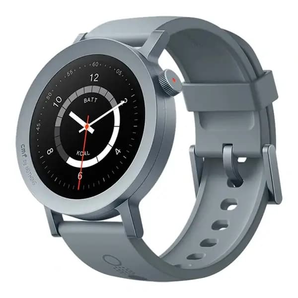 Montre Connectée Nothing CMF Watch Pro 2 – Écran AMOLED de 1,32” – 11 jours d’autonomie – BT 5.3 – GPS intégré – Orange – Surveillance de la fréquence cardiaque – Gris Clair