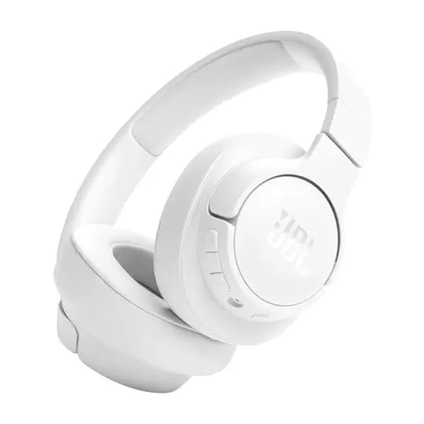 Casque supra-auriculaire sans fil JBL Tune 720BT – Bluetooth 5.3 – Commandes/Micro – Autonomie 76h – Pliable – Blanc