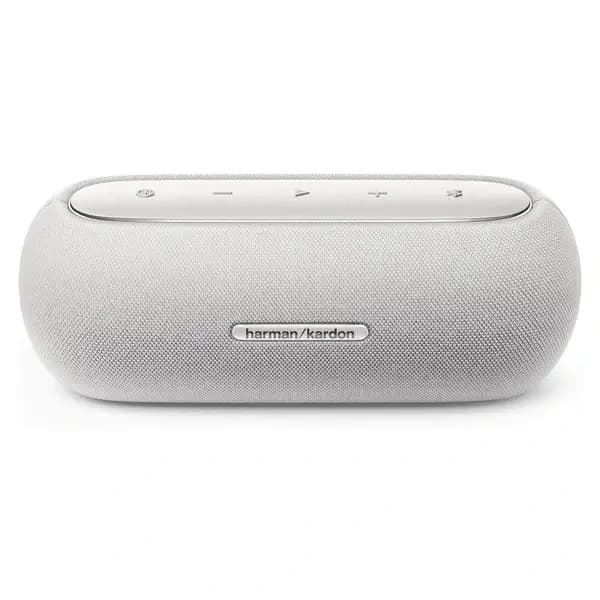 Harman Kardon Luna – Enceinte portable Bluetooth – autonomie 12H – IP67 – son et basses puissantes – Blanc