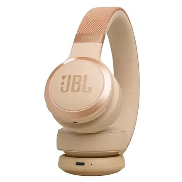 JBL Live 670NC – Casque supra-auriculaire – Bluetooth – connexion multi-source – Réduction de Bruit Adaptative et Smart Ambient – Autonomie 65H – Rose