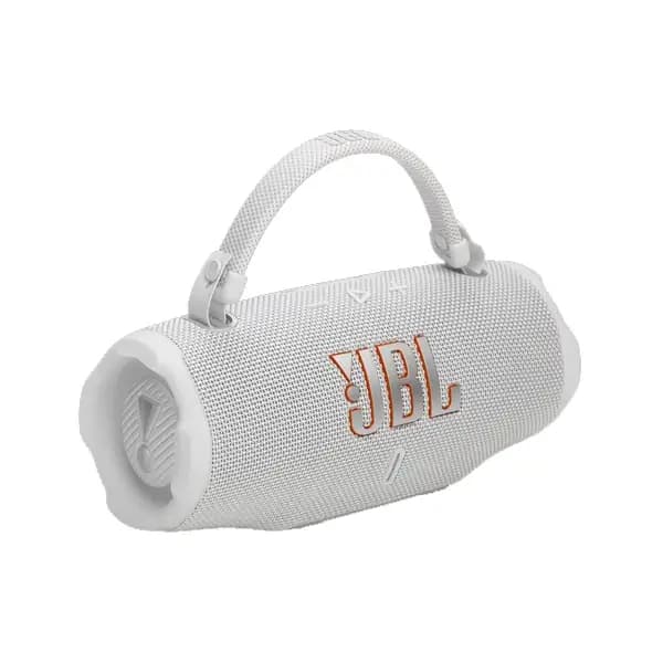 Enceinte portable Bluetooth JBL Charge 6 – Autonomie 28h – 45W – BT 5.4 – IP68 – Powerbank – Blanc