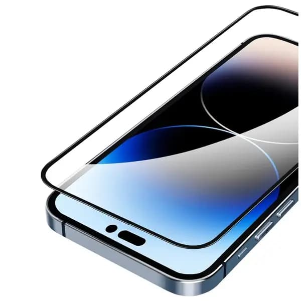 Antichoc – Protection d’écran incurvée pour IPhone 15 Pro Max – Verre ultra résistant – Super clair – Green Lion – 3D Pro – GN3DCRDGL15PMCL