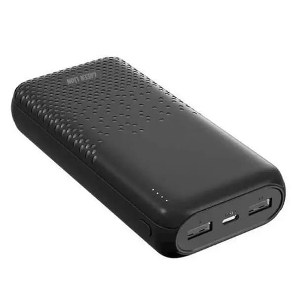 PowerBank Ultra Slim Green Lion – 10.000mAh – Double ports d’entrées – GNRME10KPBBK