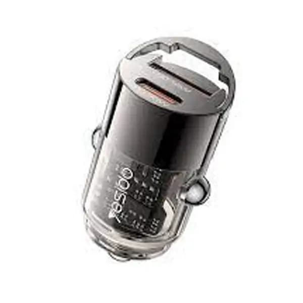 YESIDO – Chargeur Voiture – Design Transparent avec Anneau de Traction – Alliage d’Aluminium – Double Charge Rapide PD 30W + QC 18W – Connecteurs Discrets – SUPER FAST Y68