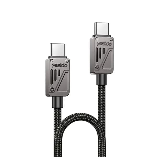 Câble tressé de charge rapide et transfert de données pour ordinateurs portables et tablettes YESIDO – Type-C