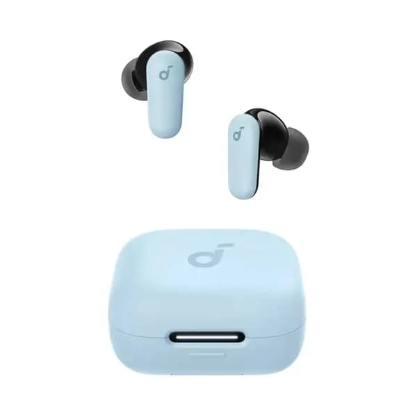 Écouteur Soundcore R50i NC avec Réduction de Bruit Active – 45h d’autonomie – BT 5.4 – IP54 -Appels clairs par IA avec 4 micros – Bleu – A3959H31