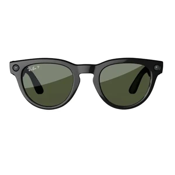 Lunette de soleil connectée avec caméra intégrée Ray-Ban Meta Headliner Shiny black – Polarisé – 32Go – 12MP – BT 5.2 – 36h d’autonomie