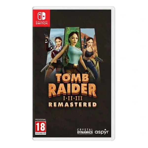 CD – Tomb Raider I, II, III Remastered Starring Lara Croft – Jeu Nintendo Switch