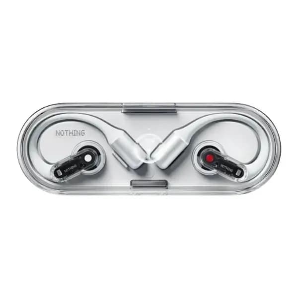 Écouteurs intra-auriculaires sans fil Nothing Open Ear – 24h d’autonomie – IP54 – BT 5.3 – Réduction active du bruit – deux microphones – Blanc – CMF Nothing EAR (open) B182 – A11200005