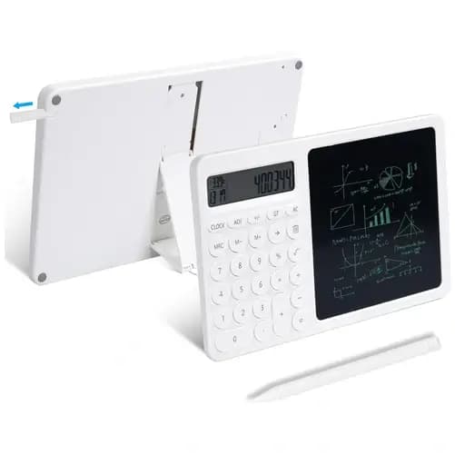 Calculatrice avec tablette d’écriture – Calculator LCD writing tablet