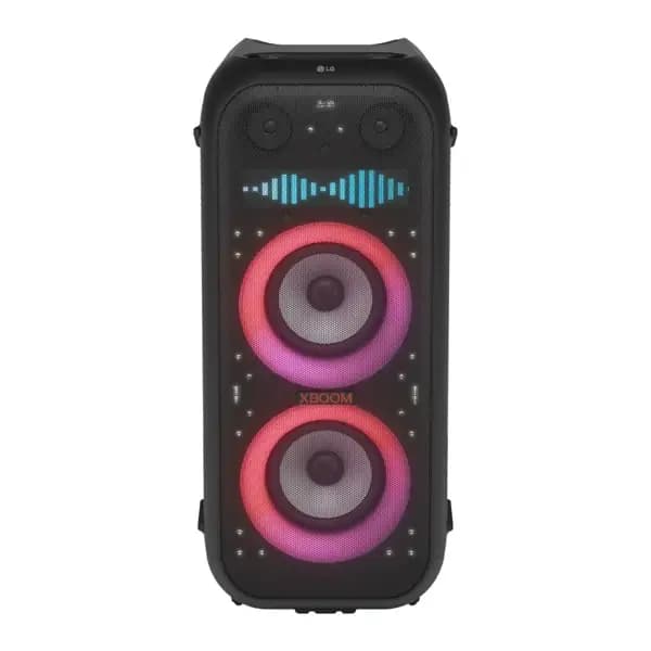 Enceinte bluetooth puissante XBOOM LG – 1000W – Éclairage à pixels – IPX4 – BT – USB – Connexion “Party Link” sans fil – 2 haut-parleurs – XL9T