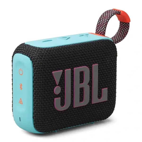 Mini enceinte portable sans fil JBL GO 4 – BT5.3 – Etanche IP67 – USB-C – Autonomie 7h – Noir funky
