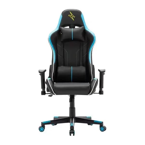 Chaise Gaming Urban Wave avec Dossier Haut Réglable et Accoudoirs 2D (Version OC Denver) – Bleu/Noir