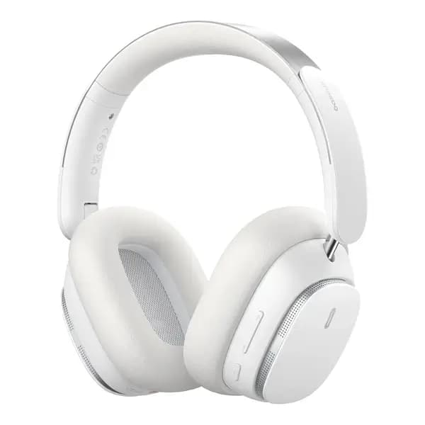 Casque sans fil supra-auriculaire Baseus Bowie H1 Pro – 80h d’autonomie sans Réduction de bruit et 60h avec réduction de bruit – BT V5.3 – Réduction de bruit – Blanc – A00050601213-00