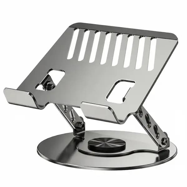 Support pour PC et Tablette OLA – Matière en métallique – Rotation 360° – Aération par les trous – LS2