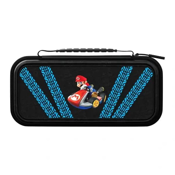 Pochette de protection pour console Nintendo – Semi-rigide – Compatible avec Switch OLED et Lite – PDP Travel Case Plus GLOW Mario Kart