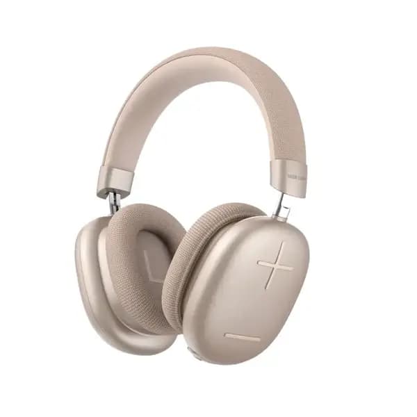 Casque EchoMax avec microphone intégré Green Lion – 48H d’autonomie – BT 5.3 – Portée maximale 10m – Titanium désert – GNECOMAXOGDTI