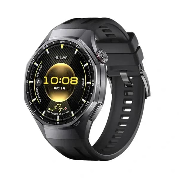 Montre connectée Huawei Watch GT6 Pro – 46mm – Jusqu’à 21 jour d’autonomie – BT – GPS – IP68 + IP69 (50m) – Bracelet en silicone noir – ATM-B29