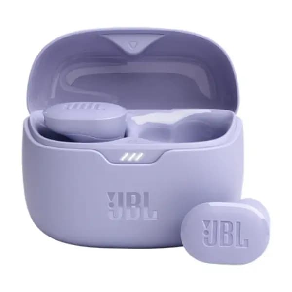 Écouteur JBL Tune Buds – 48h d’autonomie – BT 5.3 – Réduction de bruit active – Réduction Adaptative du bruit – Résistante à l’eau et à la poussière – Violet