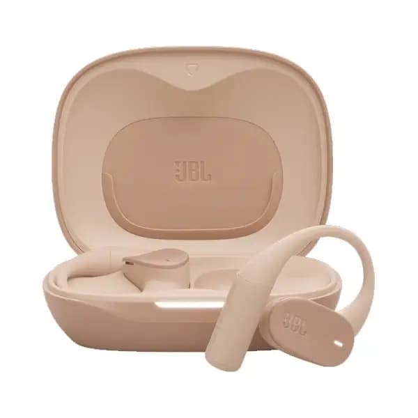 Écouteur JBL Sense Lite – 32h d’autonomie – BT 5.4 – IP54 – Connexion multi-points – Beige