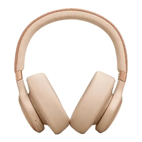 Casque JBL Live 770NC – 65h d’autonomie – Réduction de bruit adaptive – BT 5.3 – Assistance vocale – Beige