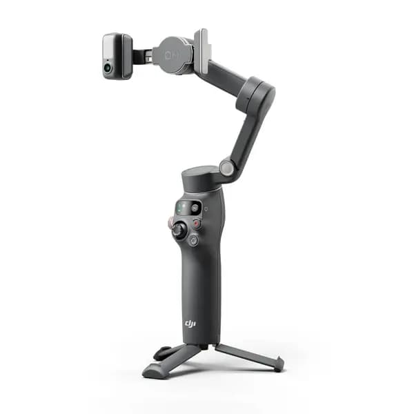 Stabilisateur de téléphone Gimbal DJI Osmo Mobile 8 – Attache magnétique – Portrait/Paysage – 10h d’autonomie – BT 5.3 – Barre d’extension intégrée