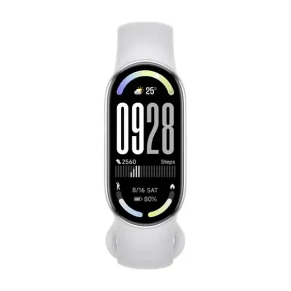Bracelet connecté Xiaomi Smart Band 10 – 2025 – Écran 1,72″ – Autonomie 21Jrs – BT 5.4 – Écran tactile – Moniteur de fréquence cardiaque – Argent glaciaire – BHR07PSGL