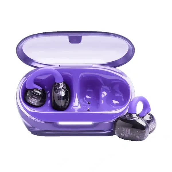 Écouteur JBL SOUNDGEAR CLIP – 8h d’autonomie – IP54 – BT 5.4 – Ouvert à conduction aérienne – Violet