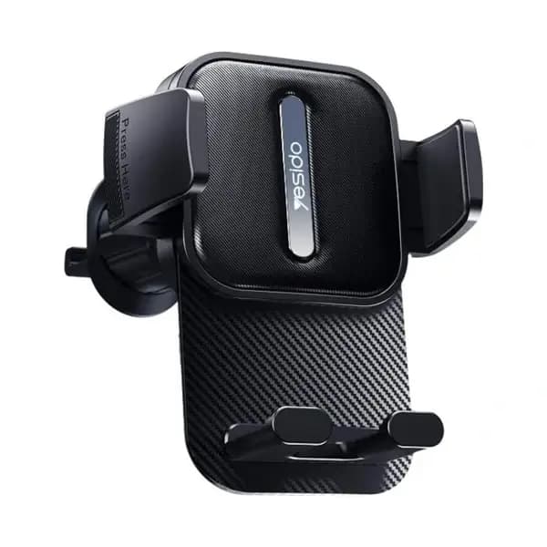 Support de téléphone pour grille d’aération de voiture réglable et flexible pour tous les téléphones portables Yesido – Rotation 360° – C167