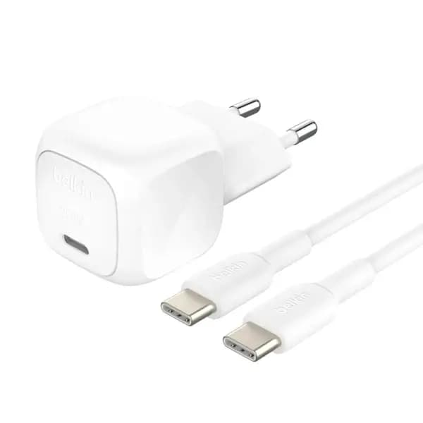 Chargeur Belkin – 20W – 1m – Type-C – WCA009KQ1MWH-B6