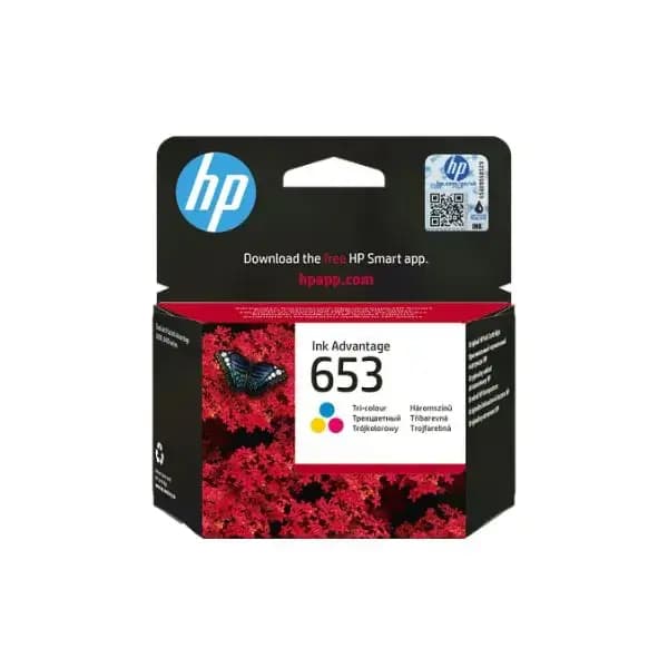 Cartouche d’Encre HP 653 – Tricolore – Originale