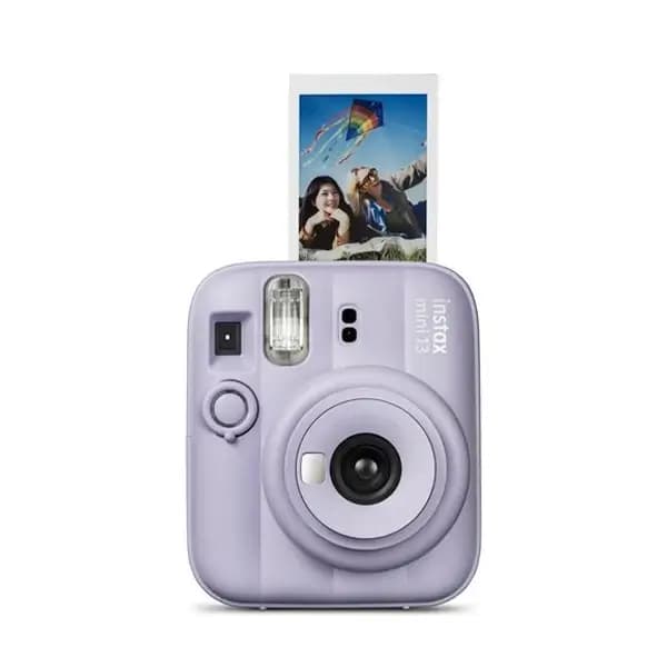 Appareil photo instantané Fujifilm Instax Mini 13 – Alimentation par deux piles alcalines AA – Éjection de film automatique – Violet rêveur