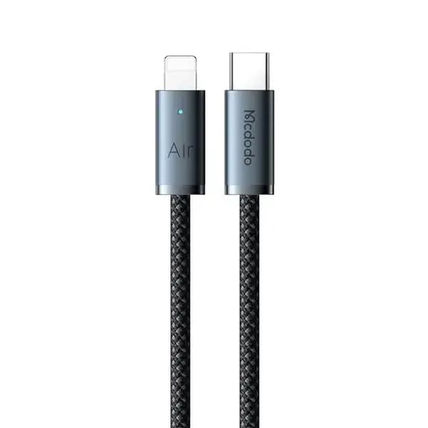 Câble de charge Mcdodo Cab Luma – 36W – Type-c vers Lightning pour iPhone – 1,2m – Indicateur LED d’état de