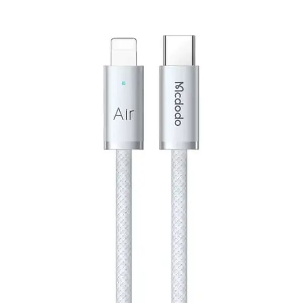 Câble de charge Mcdodo Cab Luma – 36W – Type-c vers Lightning pour iPhone – 1.2m – Indicateur LED d’état de