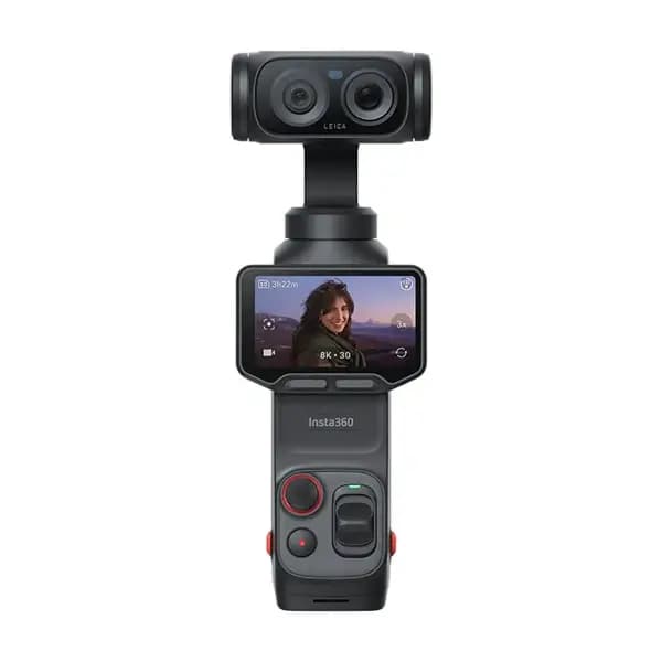 Insta360 Luna Ultra 8K – Caméra d’action avec écran détachable – 47Go – Type-C – double objectifs – 4h d’autonomie – Écran tactile OLED 2″ – Wifi – BT